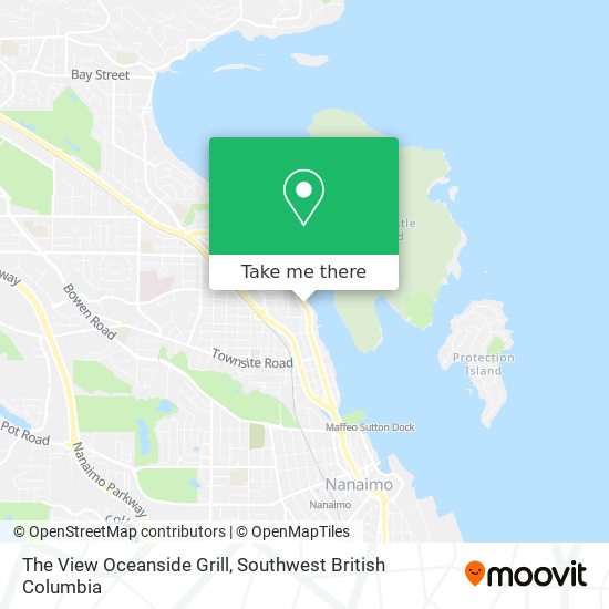 The View Oceanside Grill map