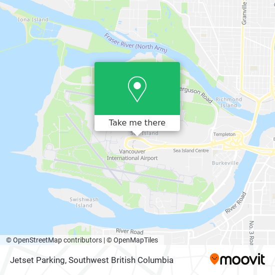 Jetset Parking map