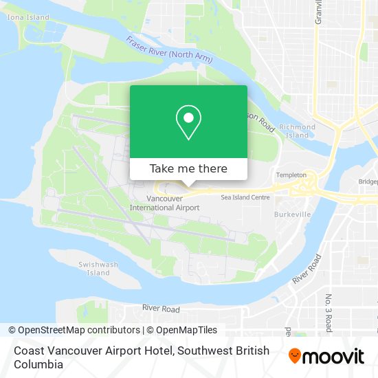 Coast Vancouver Airport Hotel map