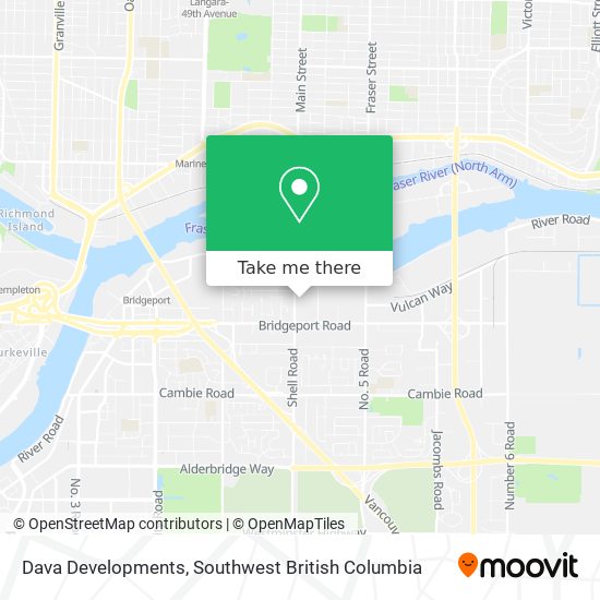 Dava Developments map