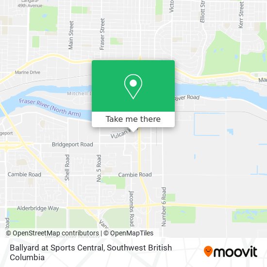 Ballyard at Sports Central map