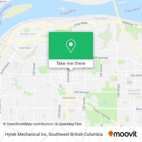 Hytek Mechanical Inc map