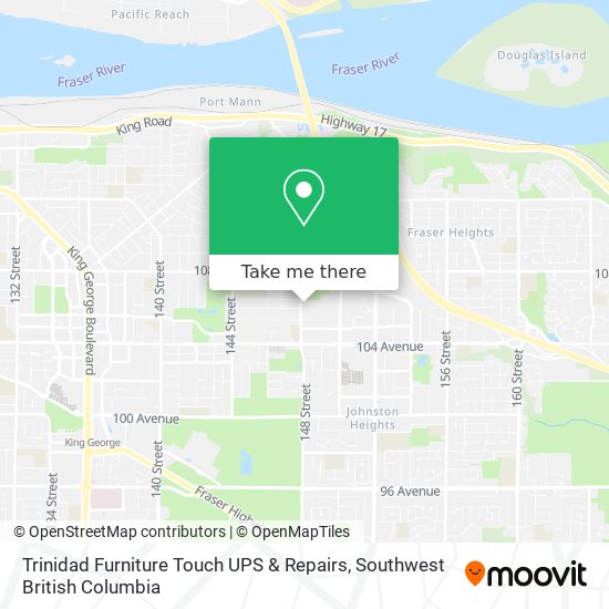 Trinidad Furniture Touch UPS & Repairs map