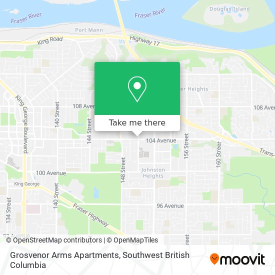 Grosvenor Arms Apartments map