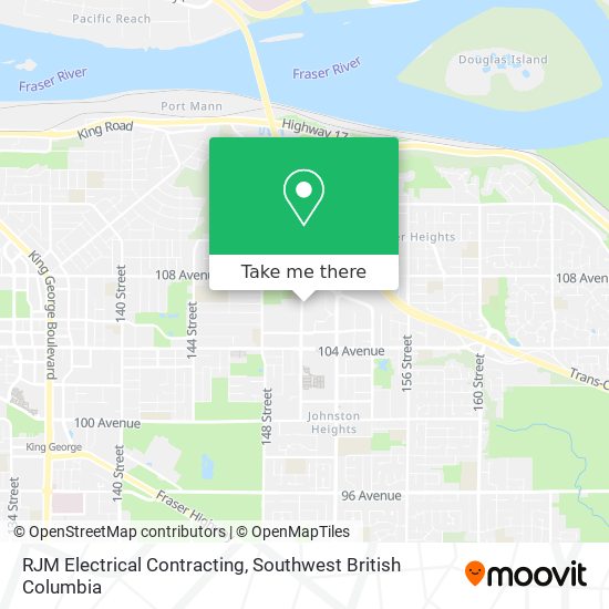 RJM Electrical Contracting map