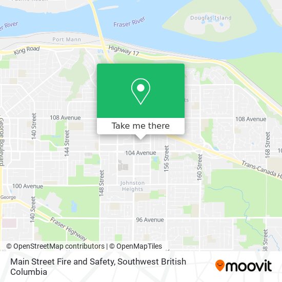 Main Street Fire and Safety map