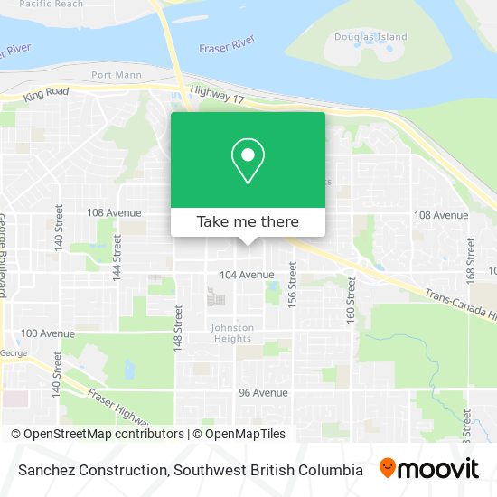 Sanchez Construction map