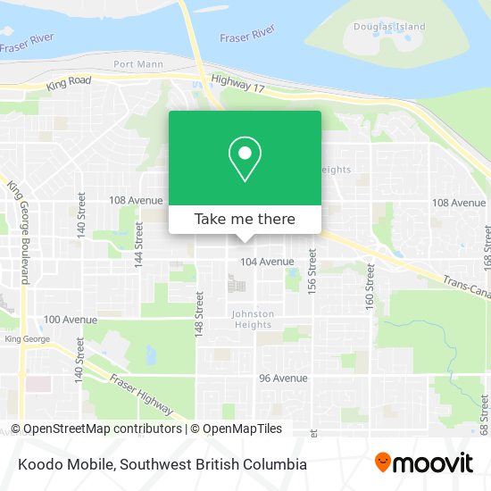 Koodo Mobile map