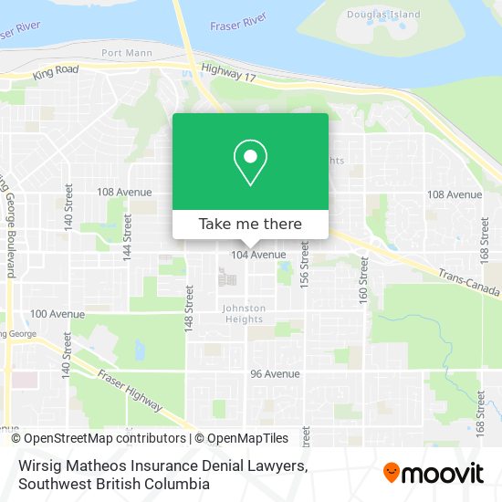 Wirsig Matheos Insurance Denial Lawyers map