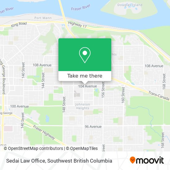 Sedai Law Office map