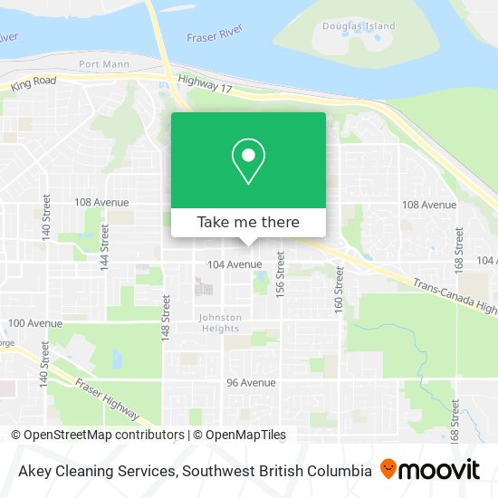 Akey Cleaning Services map