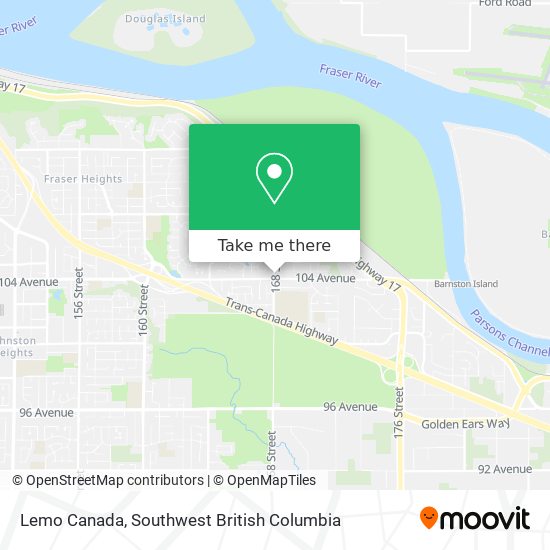 Lemo Canada map