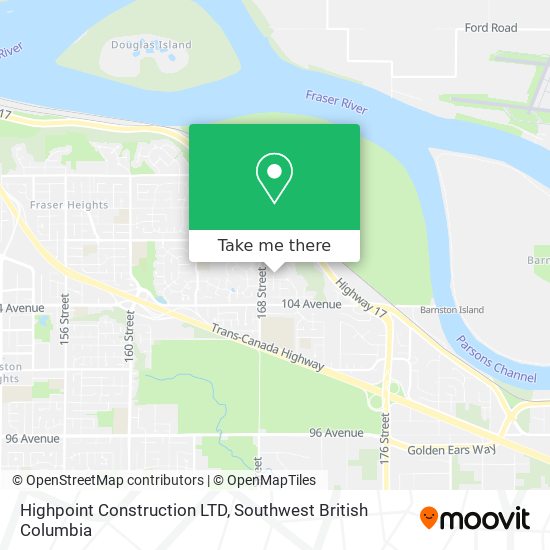 Highpoint Construction LTD map