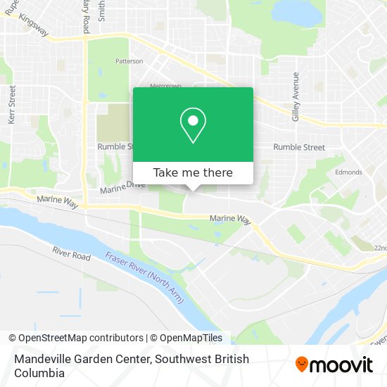 Mandeville Garden Center map