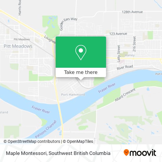 Maple Montessori map