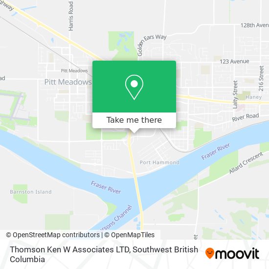 Thomson Ken W Associates LTD map
