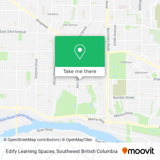 Edify Learning Spaces map