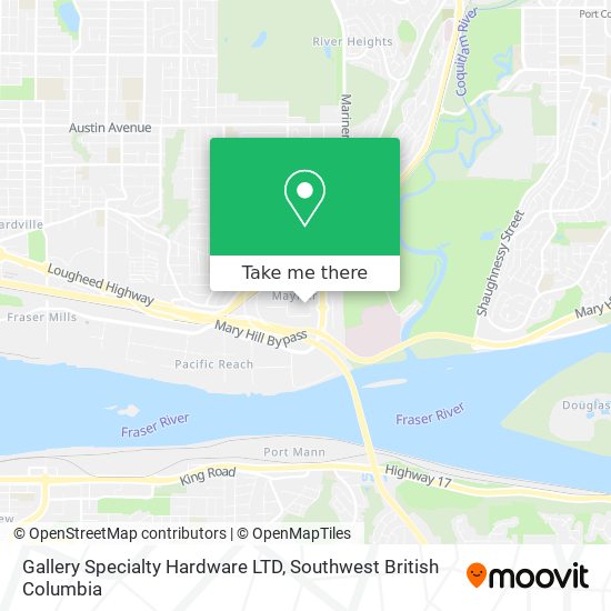 Gallery Specialty Hardware LTD map