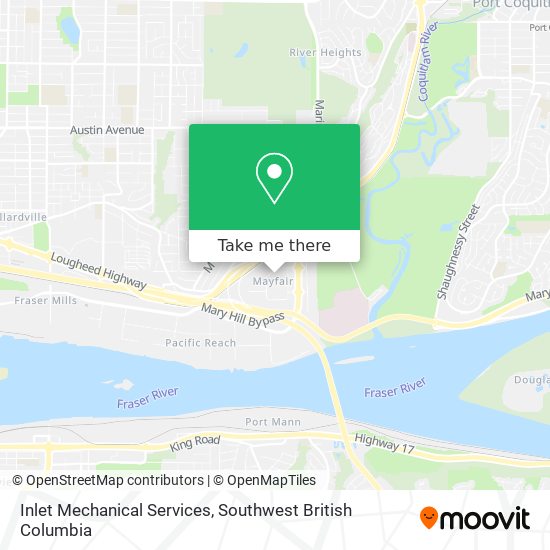 Inlet Mechanical Services map