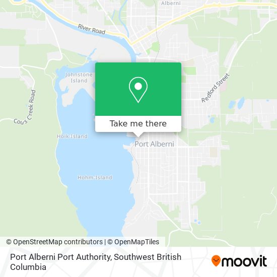 Port Alberni Port Authority map