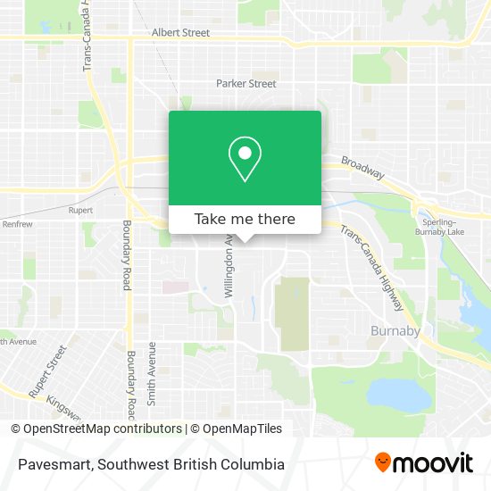 Pavesmart map