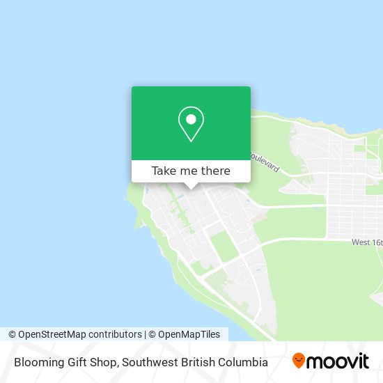 Blooming Gift Shop map