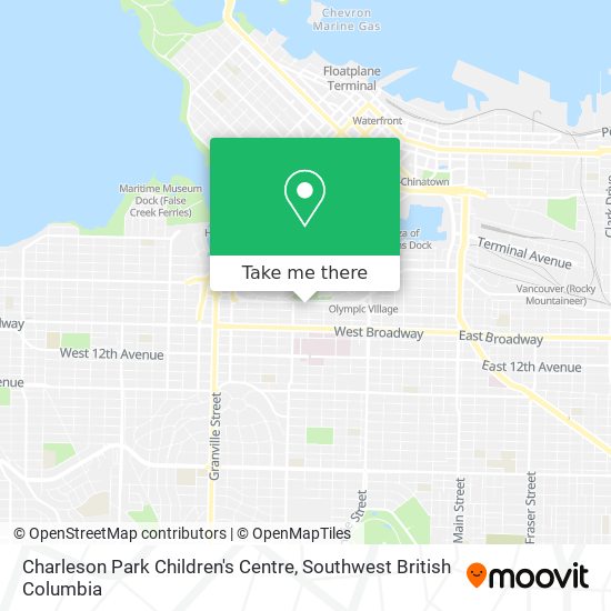 Charleson Park Children's Centre plan