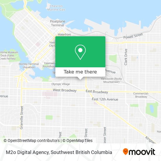 M2o Digital Agency map