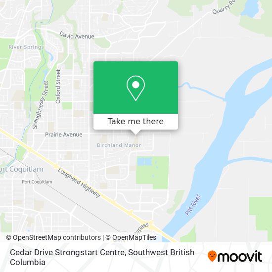 Cedar Drive Strongstart Centre map