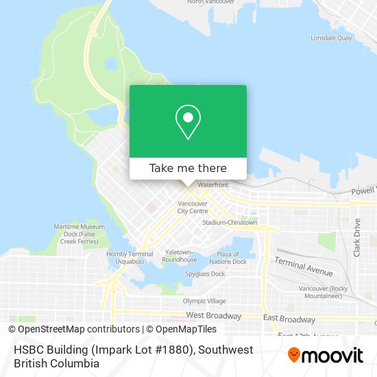 HSBC Building (Impark Lot #1880) map