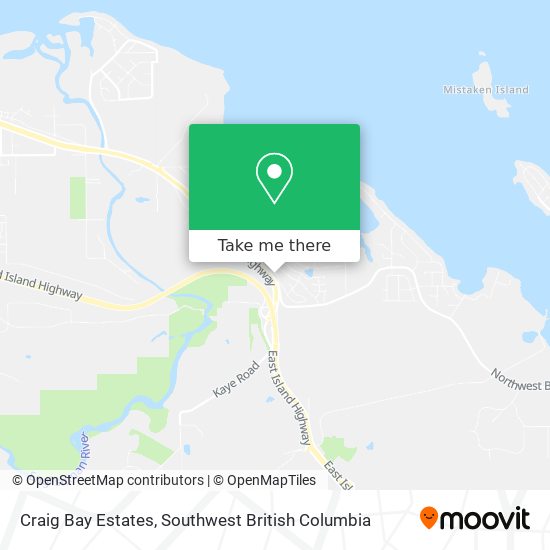 Craig Bay Estates map