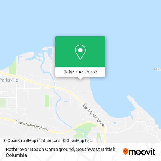 Rathtrevor Beach Campground plan