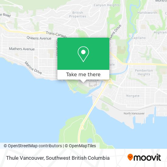 Thule Vancouver map