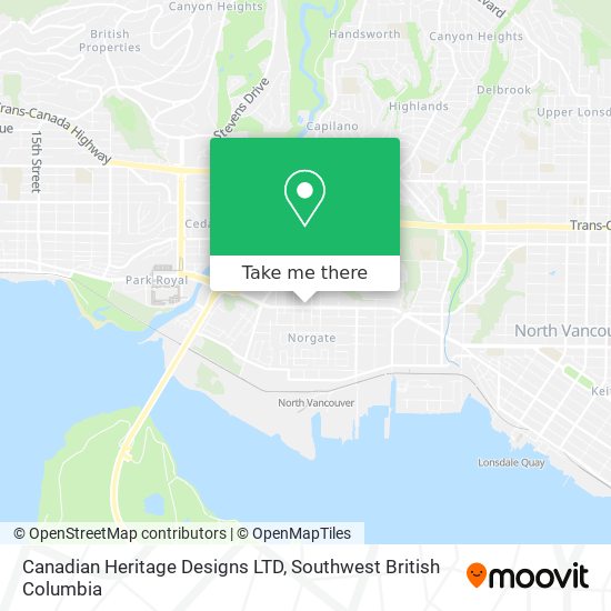 Canadian Heritage Designs LTD map