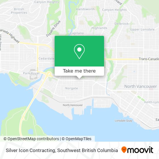 Silver Icon Contracting map