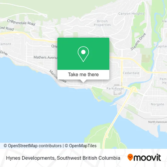 Hynes Developments map