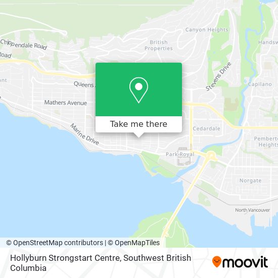 Hollyburn Strongstart Centre map