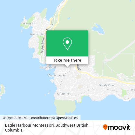 Eagle Harbour Montessori map