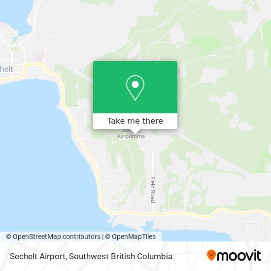 Sechelt Airport map