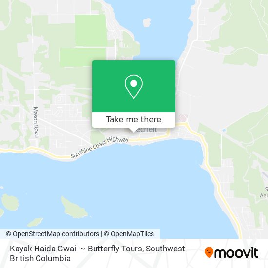 Kayak Haida Gwaii ~ Butterfly Tours plan