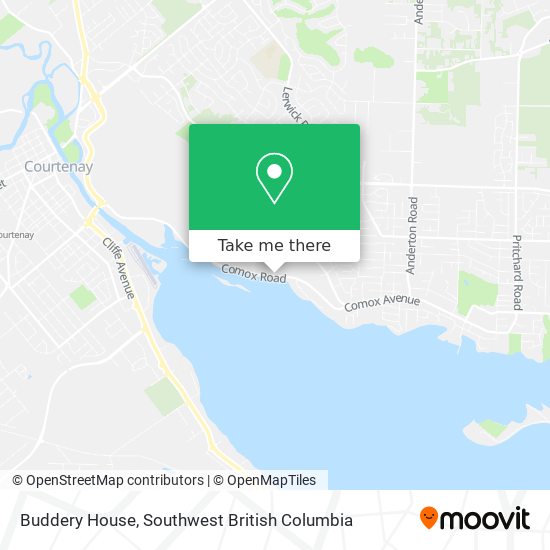 Buddery House map