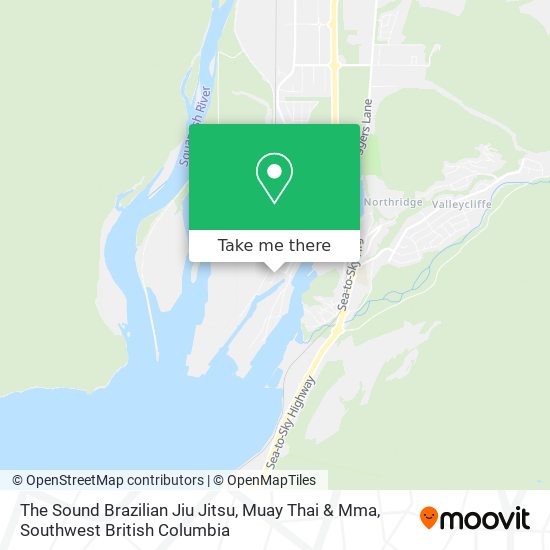 The Sound Brazilian Jiu Jitsu, Muay Thai & Mma map