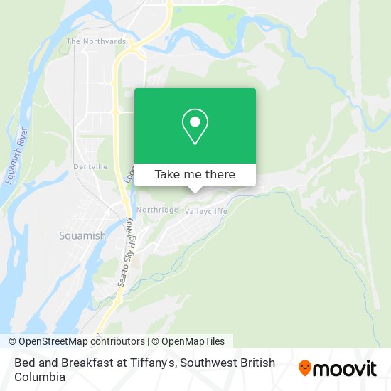 Bed and Breakfast at Tiffany's map