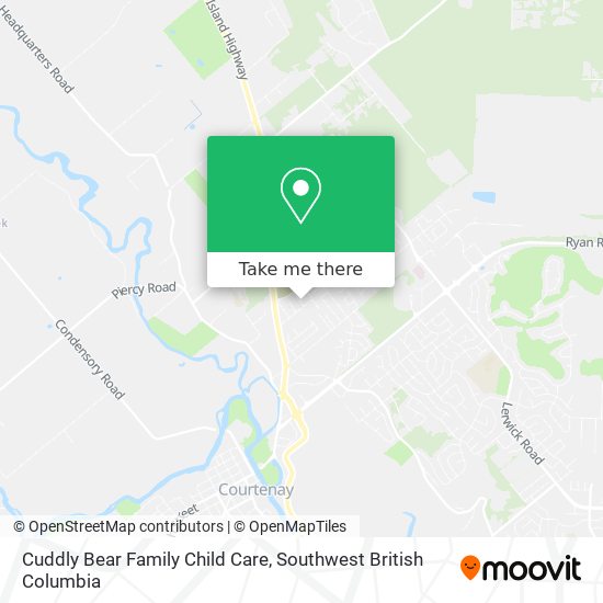 Cuddly Bear Family Child Care map