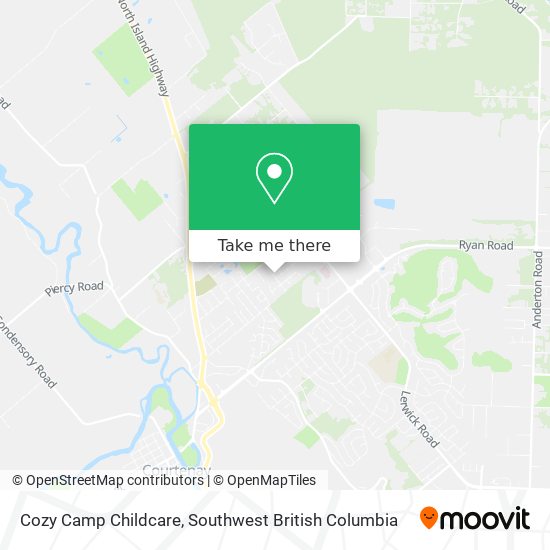Cozy Camp Childcare map