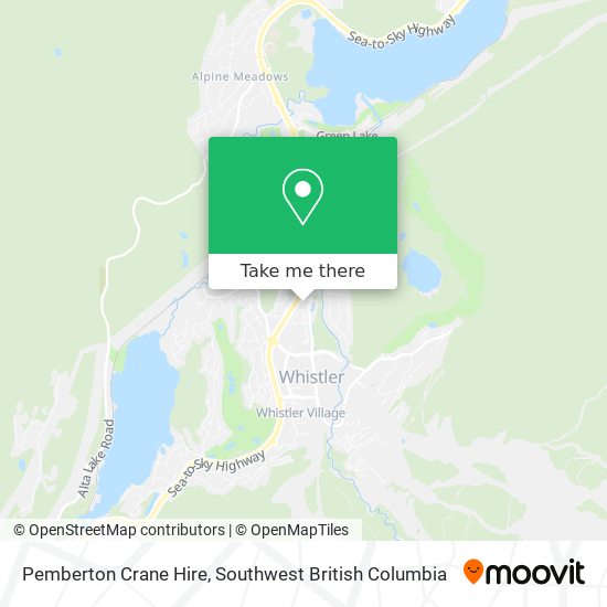 Pemberton Crane Hire map