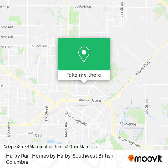 Harby Rai - Homes by Harby map