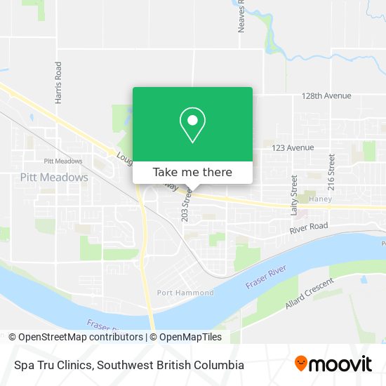 Spa Tru Clinics map