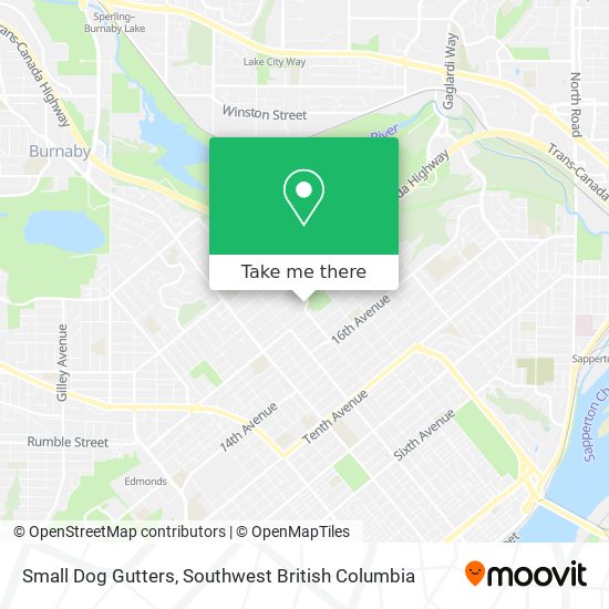 Small Dog Gutters map