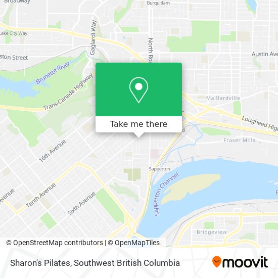 Sharon's Pilates map